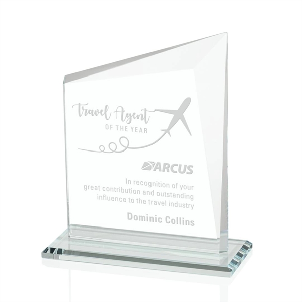 A gorgeous panel of Starfire glass with a striking bevel framing... from ASI 84592 St Regis Group / St Regis