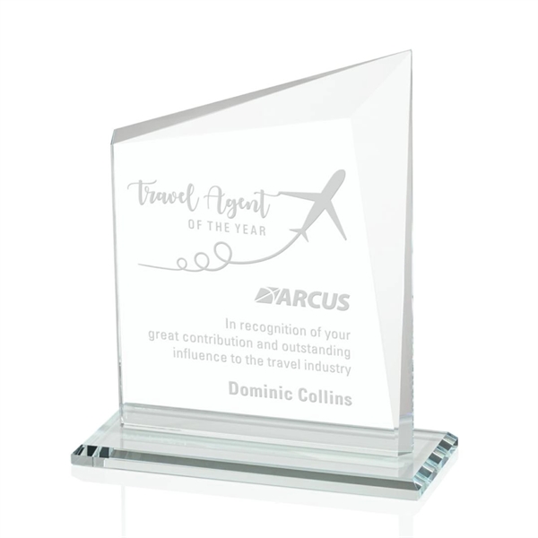 A gorgeous panel of Starfire glass with a striking bevel framing... from ASI 84592 St Regis Group / St Regis