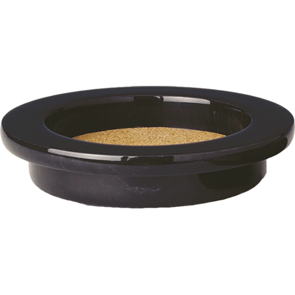 Black marble wine bottle coaster with flanged rim.... from ASI 55450 Franmara Inc