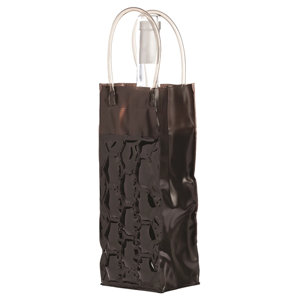 10" x 3 1/2" black bottle bag made of PVC material... from ASI 55450 Franmara Inc