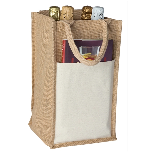 8" x 8" x 13 3/4" jute bag that holds up... from ASI 55450 Franmara Inc