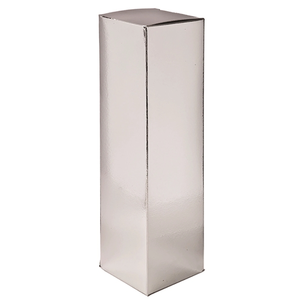 13 1/2" x 3 1/2" x 3 1/2" silver foil gift... from ASI 55450 Franmara Inc