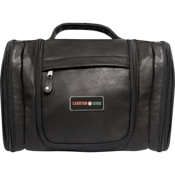 12 1/2" x 10" x 4" hanging travel kit with three... from ASI 61966 HPG / Beacon Promotions