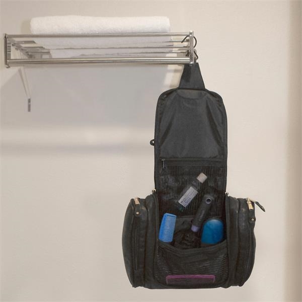 12 1/2" x 10" x 4" hanging travel kit with three... from ASI 61966 HPG / Beacon Promotions