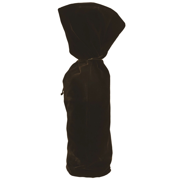 14 1/4" x 6 5/8" velvet wine bag with satin neck... from ASI 55450 Franmara Inc