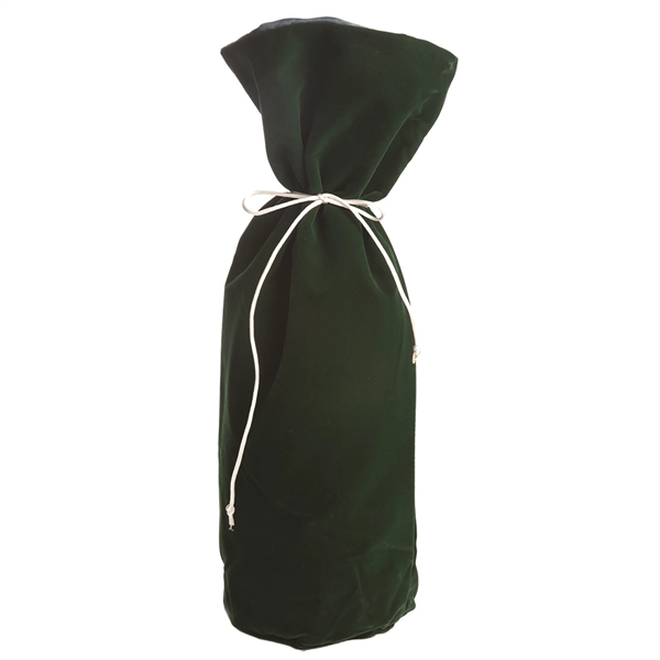 14 1/4" x 6 5/8" velvet wine bag with satin neck... from ASI 55450 Franmara Inc