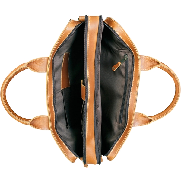 15 1/2" x 11" x 4" briefcase with two large main... from ASI 61966 HPG / Beacon Promotions