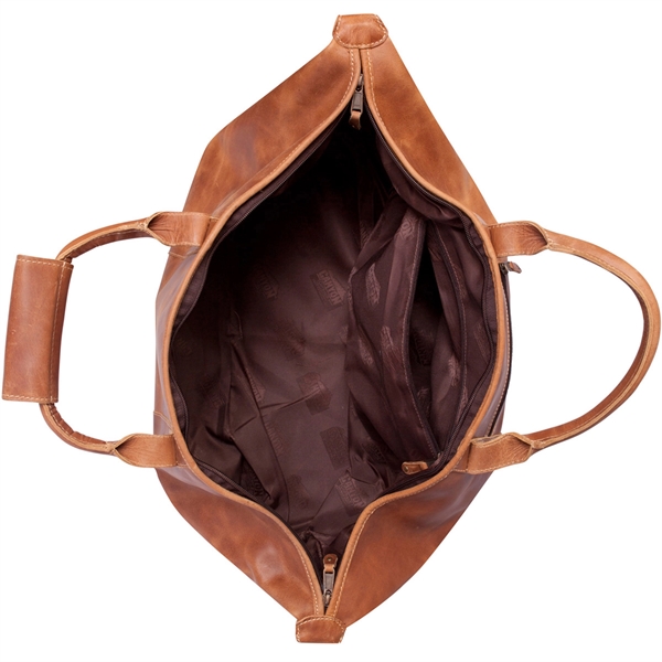 22" x 12" 11" duffel bag with matching luggage tag and... from ASI 61966 HPG / Beacon Promotions