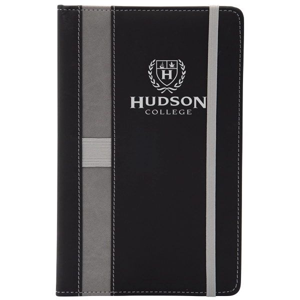 PU notebook with colored elastic closure and band. Elastic ring for... from ASI 42920 Busrel Inc