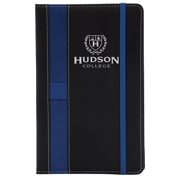 PU notebook with colored elastic closure and band. Elastic ring for... from ASI 42920 Busrel Inc