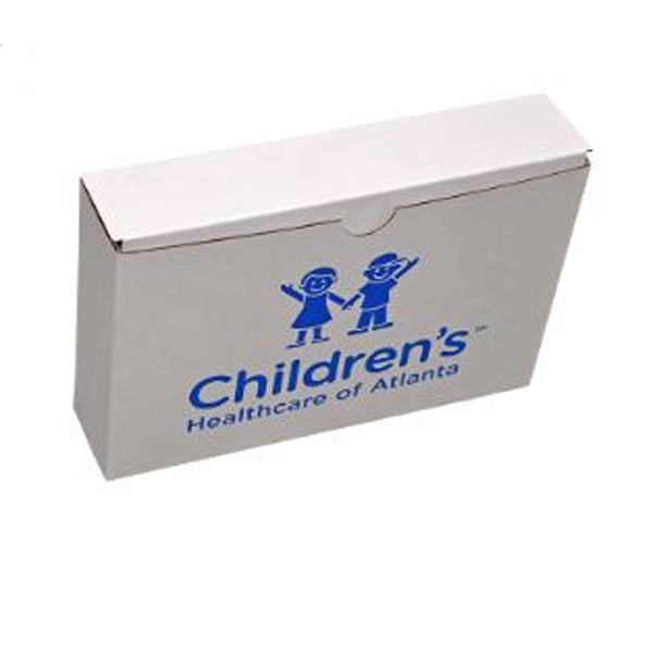 9" x 6" x 2" E-flute corrugate file box with custom... from ASI 44830 The Chest