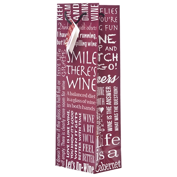 Everyday Wine Gift Bag Collection. Blank.... from ASI 55450 Franmara Inc