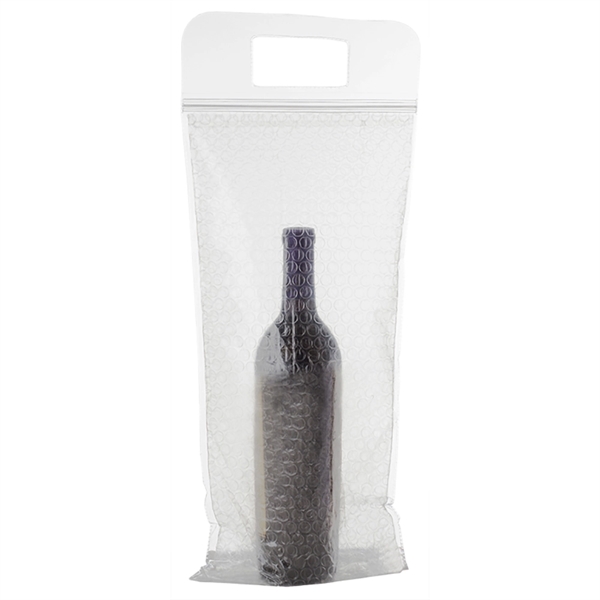 8" W x 18" H  clear bottle bag with a... from ASI 55450 Franmara Inc