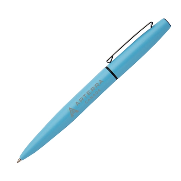 Colorful pen with black trims. Blue ink.... from ASI 42920 Busrel Inc