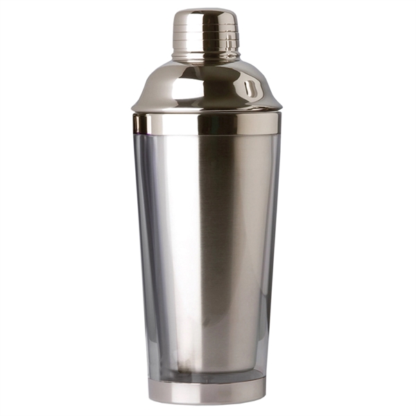 Double wall stainless steel 8 3/4" x 3 3/8" cocktail shaker... from ASI 55450 Franmara Inc