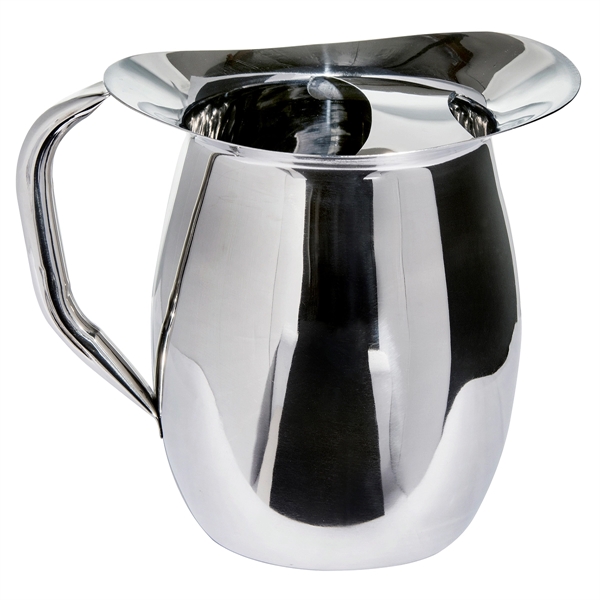 Stainless steel 40-ounce Bell-style commercial pitcher with ice guard and polished... from ASI 55450 Franmara Inc