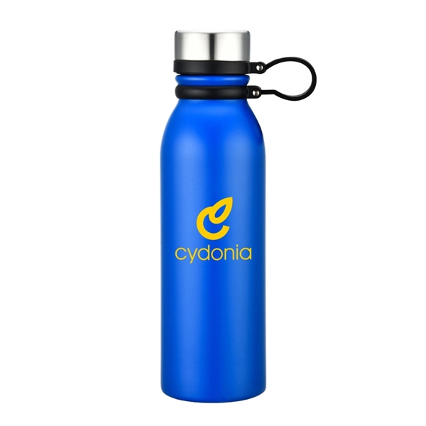 Powder coated vacuum bottle with stainless steel lid and rubber attachment... from ASI 84592 St Regis Group