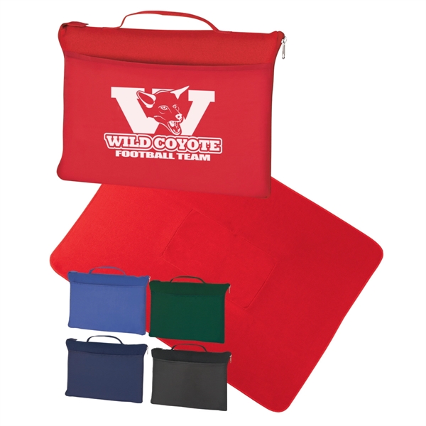 Large 51" x 63" polyester fleece blanket.... from ASI 61125 Hit Promotional Products / Hit®