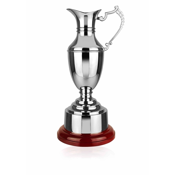 Nickel Plated Jug Award. Available in four sizes... from ASI 65153 Kirk & Matz LTD / Swatkins