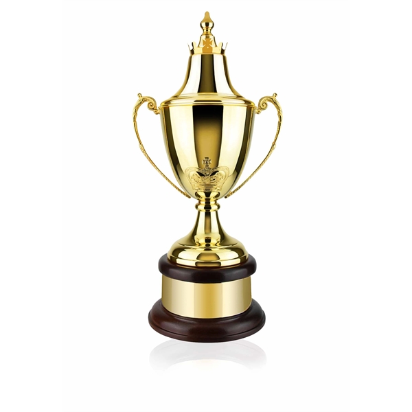 Ultimate Award, Gold Plated with Hand Chased Regal Crown On Body... from ASI 65153 Kirk & Matz LTD / Swatkins