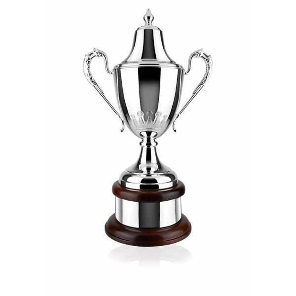 Ultimate Award, Silver Plated with Hand Chased Winners Crown on its... from ASI 65153 Kirk & Matz LTD / Swatkins