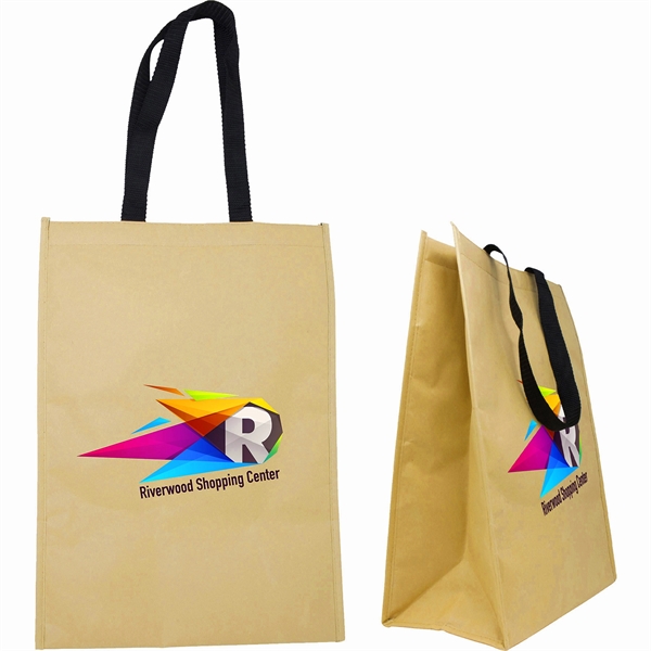 Here's the modern-day brown paper grocery bag alternative. The Kraft Insulated... from ASI 61966 HPG / Beacon Promotions
