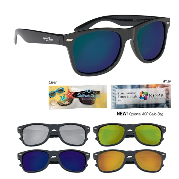 Mirrored Malibu sunglasses. Made of Polycarbonate material.... from ASI 61125 Hit Promotional Products / Hit®