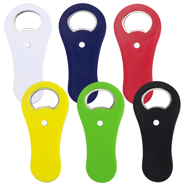 Plastic Paddle Bottle Opener with magnetic back... from ASI 49470 DEVARA