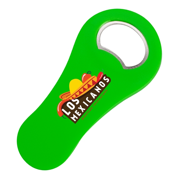 Plastic Paddle Bottle Opener with magnetic back... from ASI 49470 DEVARA