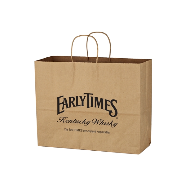 16" x 12 1/2" shopping bag made from Kraft paper.... from ASI 61125 Hit Promotional Products / Hit®
