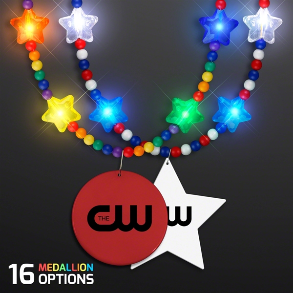 Light Up Star Beads; Domestic and Overseas Imprint Pricing... from ASI 34194 ALightPromos