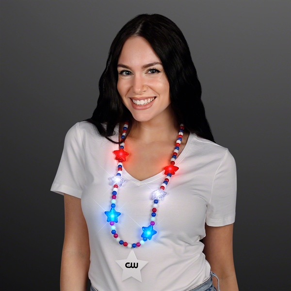 Light Up Star Beads; Domestic and Overseas Imprint Pricing... from ASI 34194 ALightPromos
