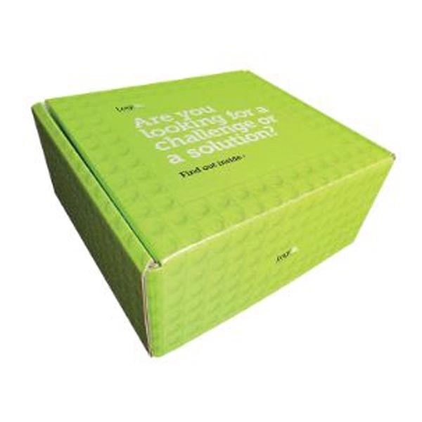 6 1/2" x 6" x 3" E-Flute corrugate outside tuck box... from ASI 44830 The Chest