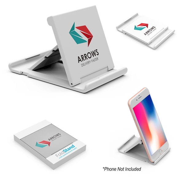 Folding stand for a variety of phone and tablet sizes that... from ASI 61125 Hit Promotional Products / Hit®