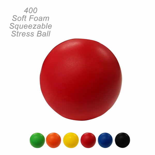 Squeezable Stress Ball & Grip Strengthener 2 3/4" - Ready Inventory... from ASI 45100 Chulani Promotional Products, Inc / Competitive Edge Innovations/Chulani