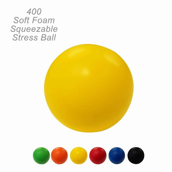 Squeezable Stress Ball & Grip Strengthener 2 3/4" - Ready Inventory... from ASI 45100 Chulani Promotional Products, Inc / Competitive Edge Innovations/Chulani
