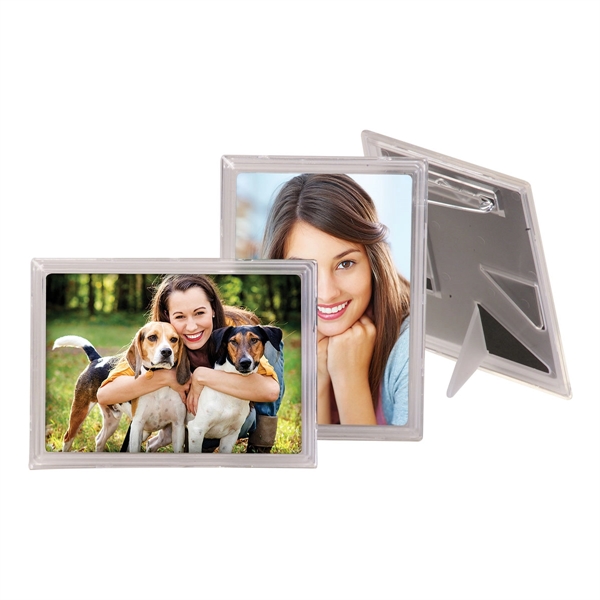 2" x 3" snap-in button frame with adjustable horizontal and vertical... from ASI 62190 Illini