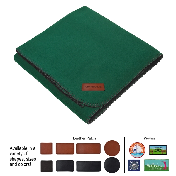 Fleece stadium blanket with whip stitch, made of 260 grams of... from ASI 61125 Hit Promotional Products / Hit®