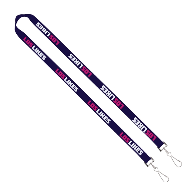 5/8" lanyard made of polyester with two ends featuring sewn metal... from ASI 88060 Snugz/USA Inc / SnugZ USA®