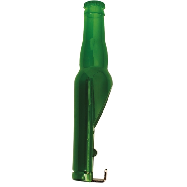 Translucent thermoplastic 4 7/8" bottle-shaped bottle opener.... from ASI 55450 Franmara Inc