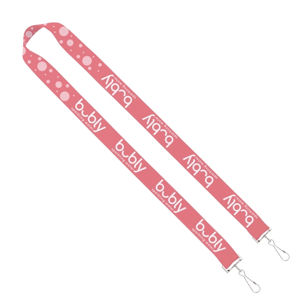 1" x 16" polyester lanyard with two ends featuring sewn metal... from ASI 88060 Snugz/USA Inc / SnugZ USA®