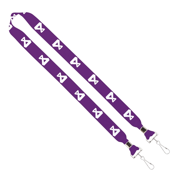 1" x 16" polyester lanyard with two ends featuring a metal... from ASI 88060 Snugz/USA Inc / SnugZ USA®