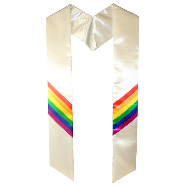 Rainbow Pride Graduation Sash... from ASI 98085 Wolfmark