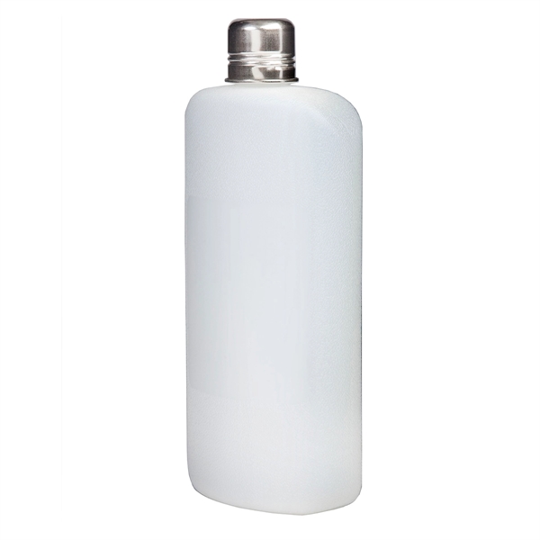 26-ounce white travel flask that's made of plastic and comes with... from ASI 55450 Franmara Inc