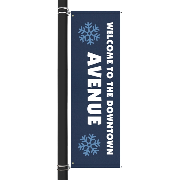 96" X 30" 2 Imprint Color Custom Sunbrella Avenue Banner... from ASI 80228 Quinn