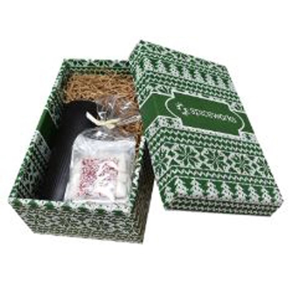 10" x 6" x 4" E-flute corrugate Two Piece Box with... from ASI 44830 The Chest