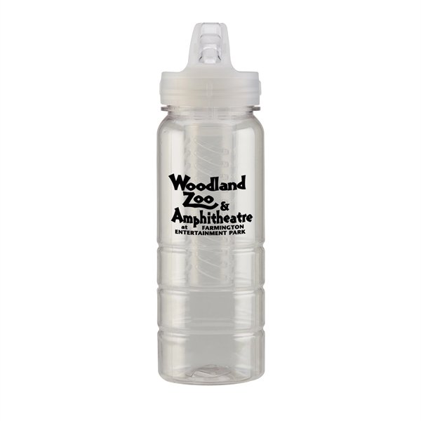 25 oz. fruit infusion water bottle, comes with screw-on spill-resistant lid... from ASI 52840 Evans Manufacturing
