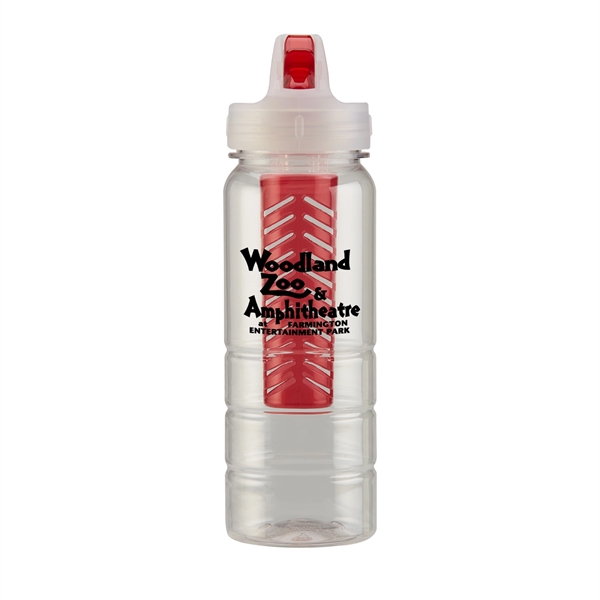 25 oz. fruit infusion water bottle, comes with screw-on spill-resistant lid... from ASI 52840 Evans Manufacturing
