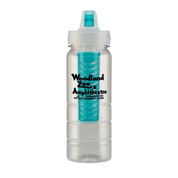 25 oz. fruit infusion water bottle, comes with screw-on spill-resistant lid... from ASI 52840 Evans Manufacturing