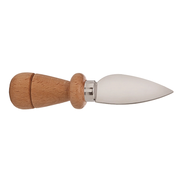 4 7/8" cheese knife with a beech wood handle for cutting... from ASI 55450 Franmara Inc